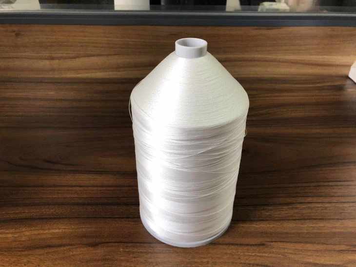 High Tenacity Raw White Embroidery 100% Polyester Sewing Thread