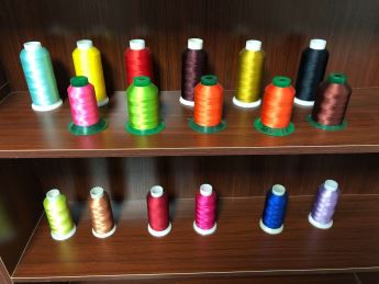 High Strength Polyester 2kg Bobbin Yarn Embroidery Thread